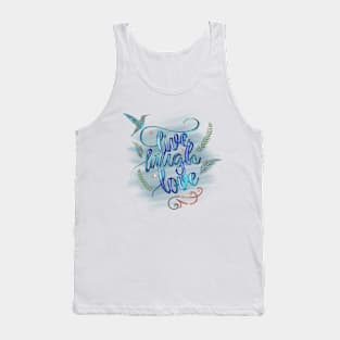 Live, Laugh, Love Watercolour Tank Top